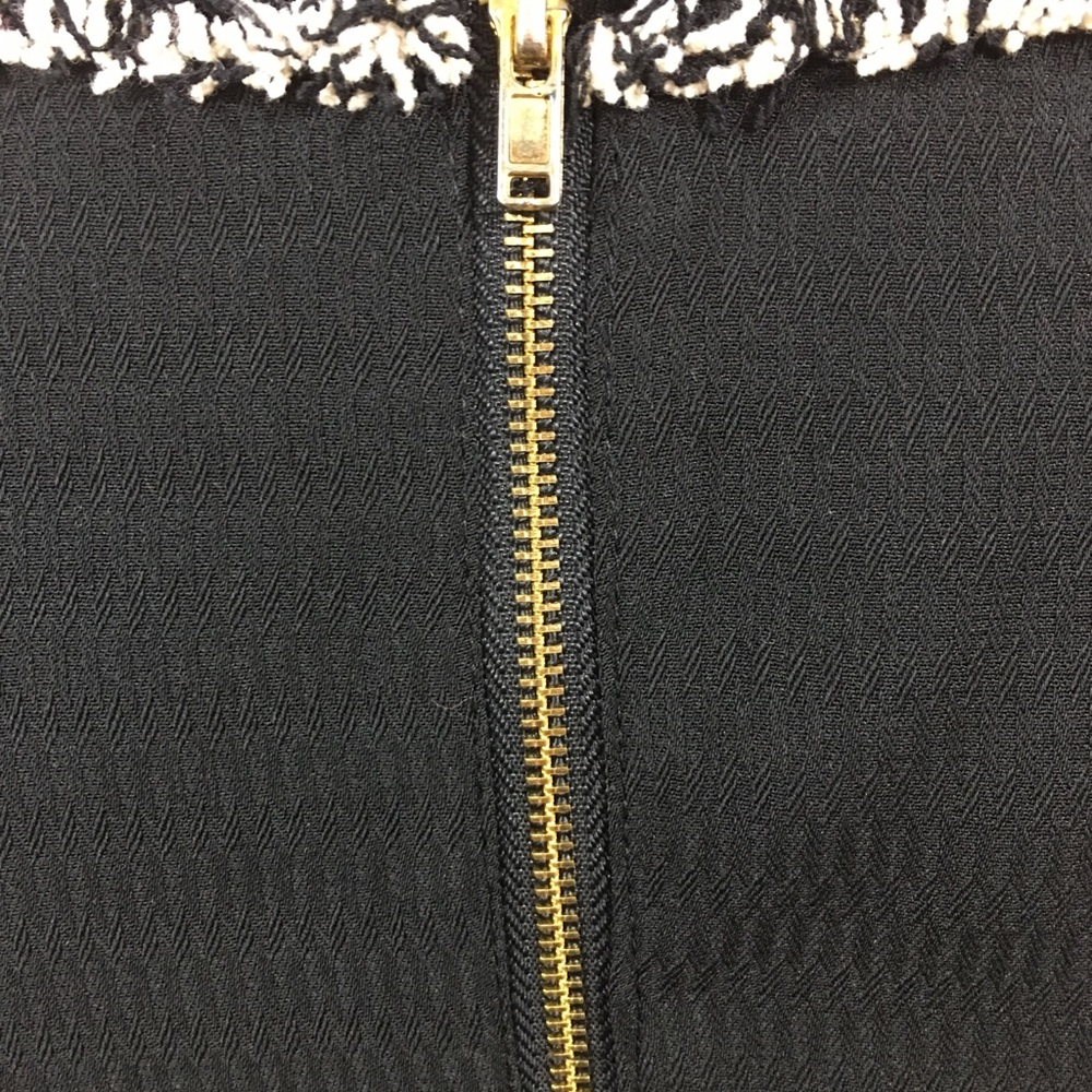 Black A-line dress